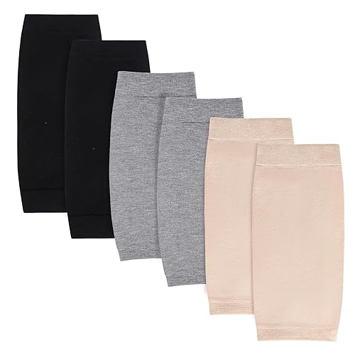 Miniatura 8 de HOVEOX Tatuaje de antebrazo cubierta para arriba mangas de compresión tatuaje cubierta manga, Negro -