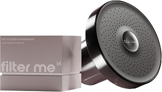 Filter Me IRL Filtered Shower Head - Removes Chlorine, Hard Minerals & Harmful Substances - Reduces Hair Fall, Acne & Breakouts - Improve Skin & Hair Health, Premium Water Pressure Showerhead | Black