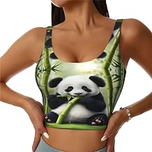 Sports Bras for Women, U-Back Workout Tank Top, Scoop Neck Yoga Running Crop Bra