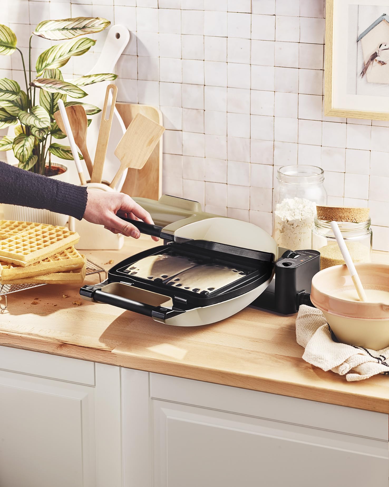 Gaufrera Premium LAGRANGE - multifuncional para gofres y sándwiches