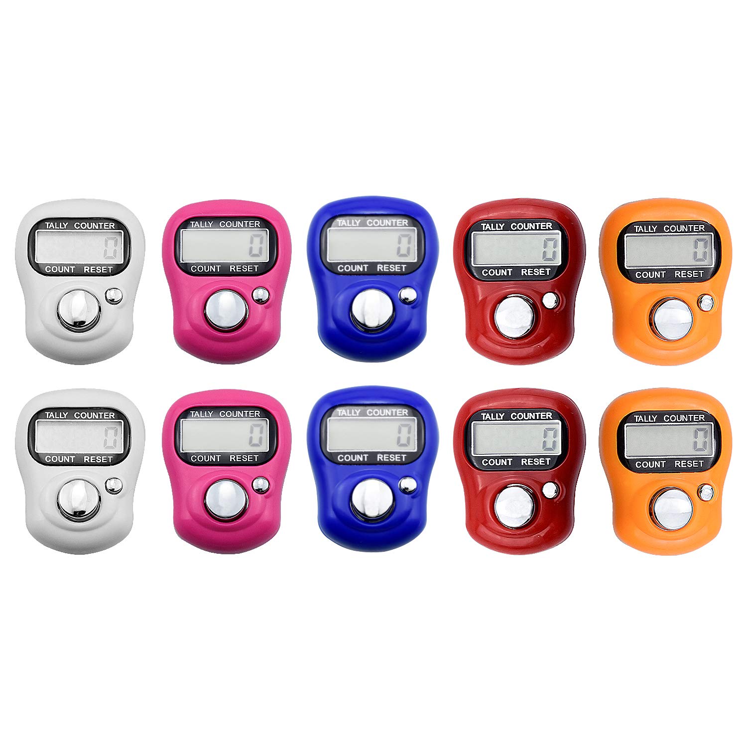 Compteur De Bagues Numérique Écran LCD - Rechargeable USB-C - Tailles Réglables 18-22 Mm - Affichage Heure, Date, Batterie - 6