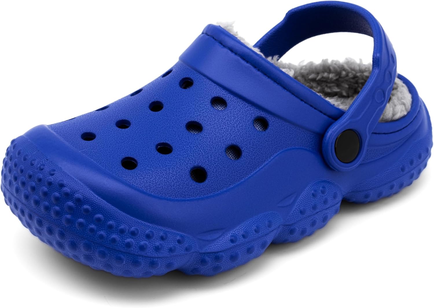 INMINPIN Kids Girls Boys Fur Lined Clogs Fuzzy Slippers Toddler Winter Warm Garden House Shoes Indoor Outdoor - Image 2