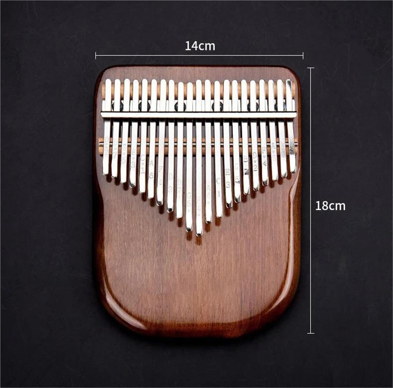 Kalimba Profesjonalna Przenośna Kalimba Z 21 Klawiszami Odpowiednia Dla Początkujących I Dorosłych(Walnut)