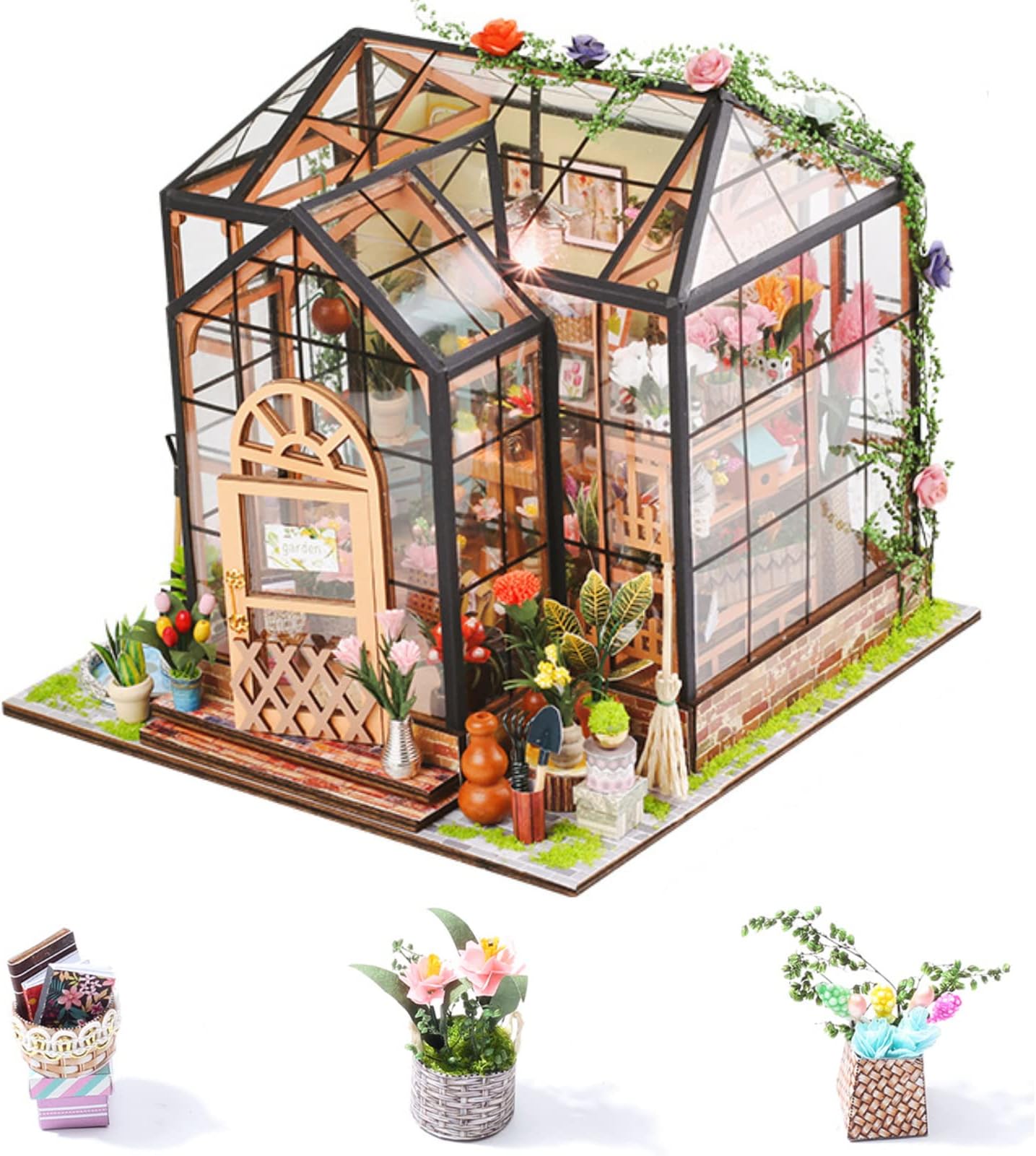 Casa de Muñecas DIY, Kit de Casa de Muñecas en Miniatura 1:24, Casa de ...