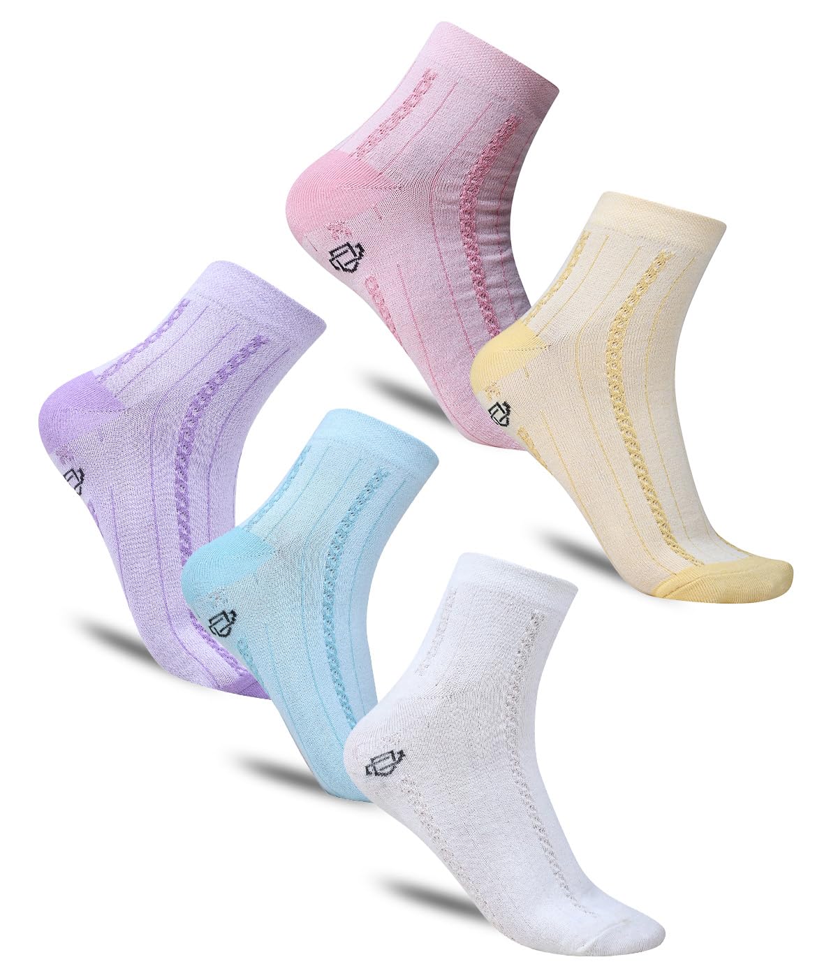 dollar Socks For Women's Cotton Casual Ankle Length (Pack of 5)-picture-24