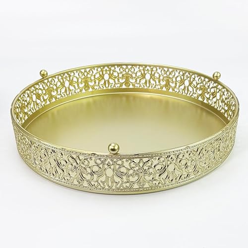 Miniatura 6 de Soporte para Tartas, Soporte Redondo de Metal para Cupcakes y Postres, Soporte de Exhibición para Tartas, Bandeja para Servir Galletas y Frutas