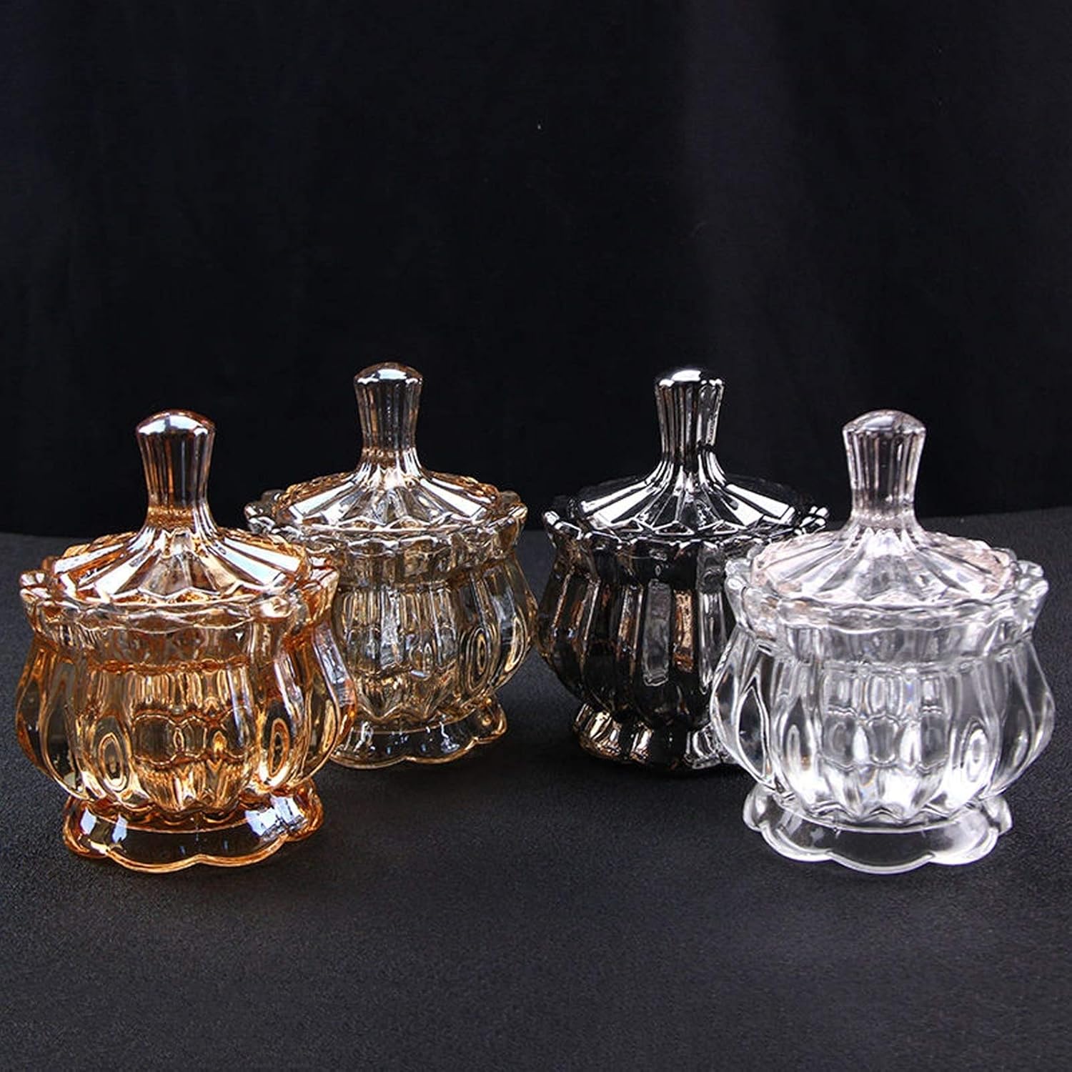 Sugar Bowl Sugar Bowl with Lid Multifunctional Sugar Bowl Glass Storage Tank Small Sugar Bowl is Suitable for Home, Office, Hotel, Coffee Shop, Etc. Candy jar (Color : C)