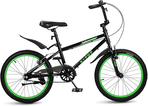 Miniatura 8 de Bicicleta infantil de 20 pulgadas para niños de 7 a 12 años, estilo BMX, bicicletas ligeras para niños, bicicletas para niños con frenos delanteros