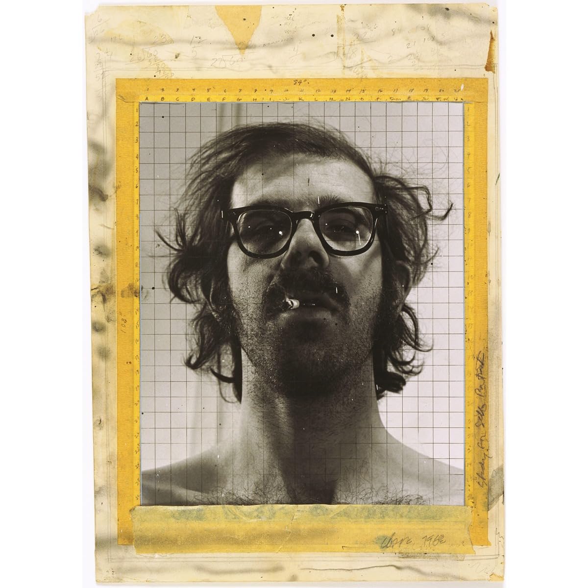 Chuck Close poster autoportrait ARTICULOZY grand format sans pli - 2