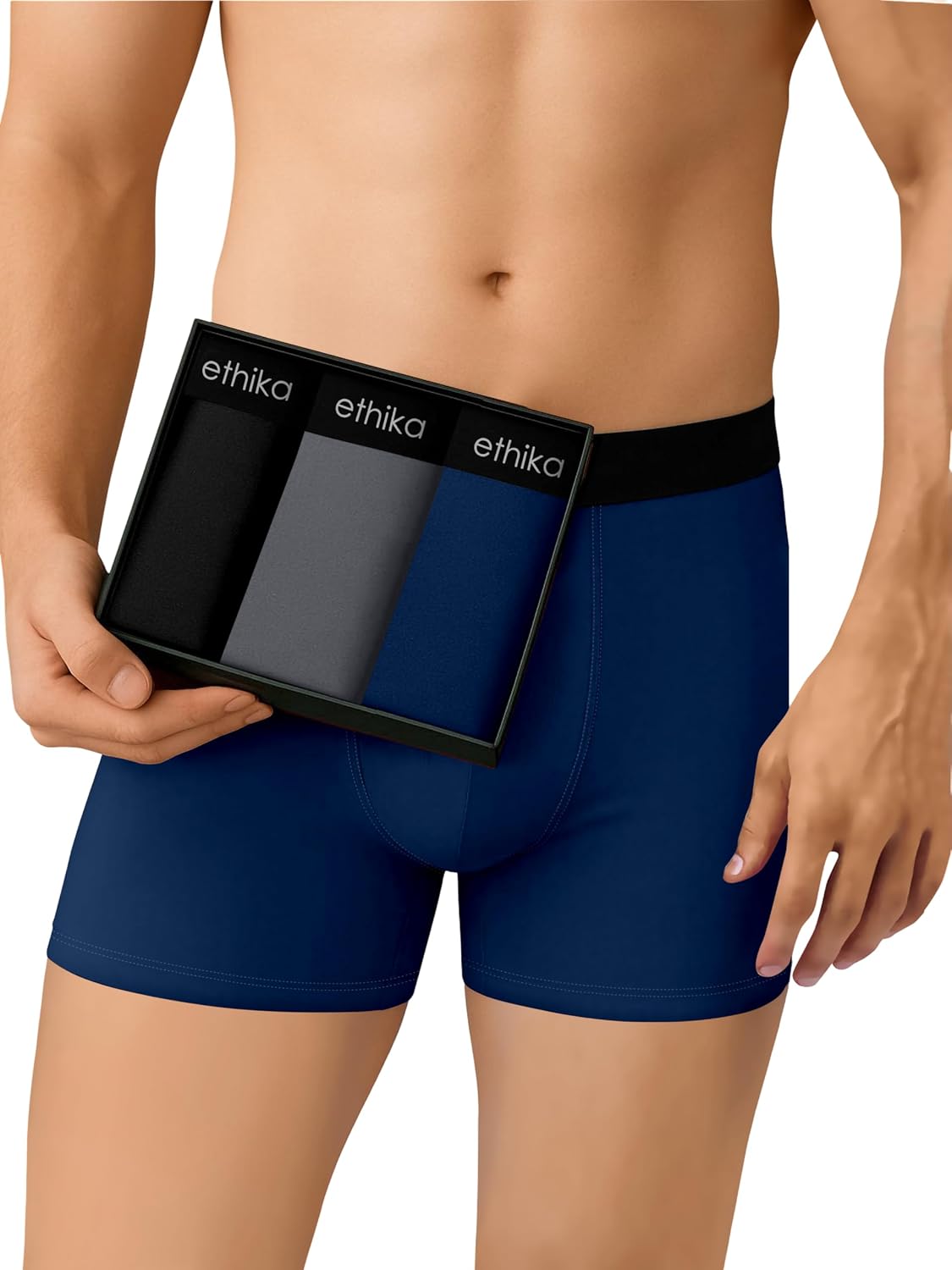 Ethika Men's Aero Super Combed Cotton Regular Fit Solid Antimicrobial Trunks with No Marks Waistband (Pack of 3) - Review, Price and Buying Guide