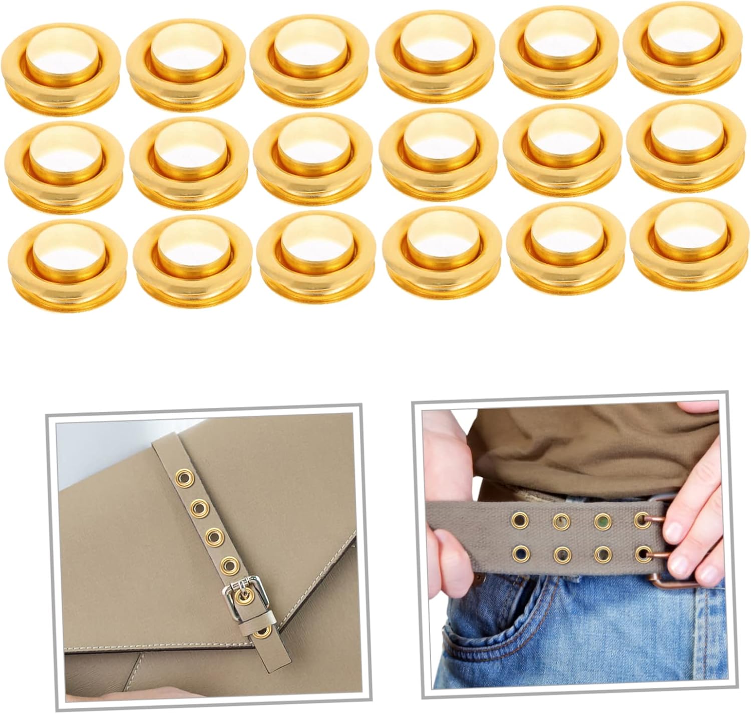 STOBOK 100sets Grommets Eyelets Buckle Kit for Canvas and Curtains Material for Sewing Projects and Crafting Needs