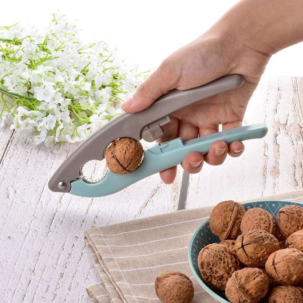 Nut Cracker Machine Walnut Pecan Opener Sheller Plier Clip Kitchen Gadget Nutcrackers/Walnut Cracker (Brass)