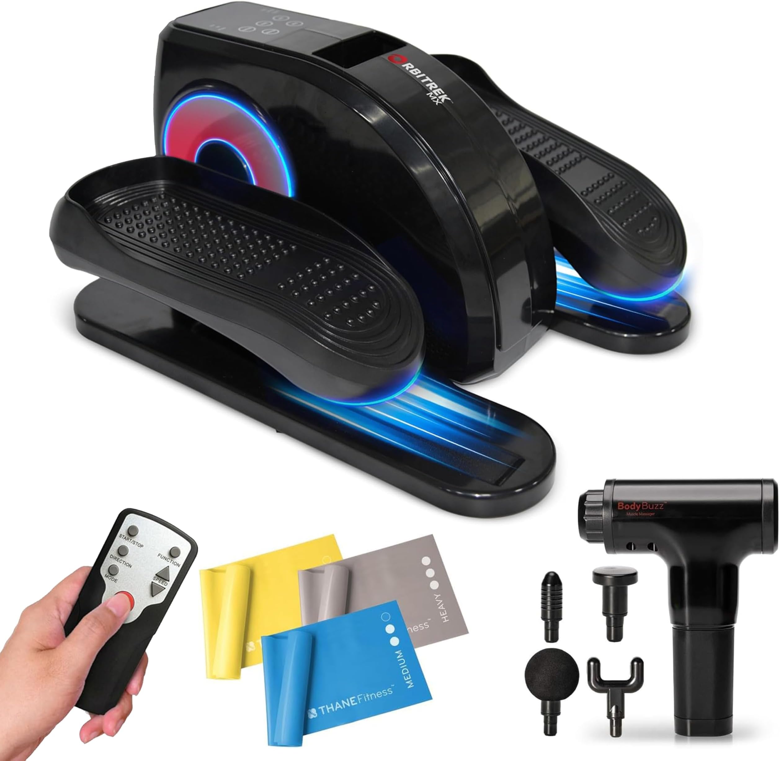 Orbitrek MX Motorised Pedal Exerciser - Mini Cycle Trainer For Elderly, Under Desk Exercise, Exercise Equipment for Home Use & Walking Machine