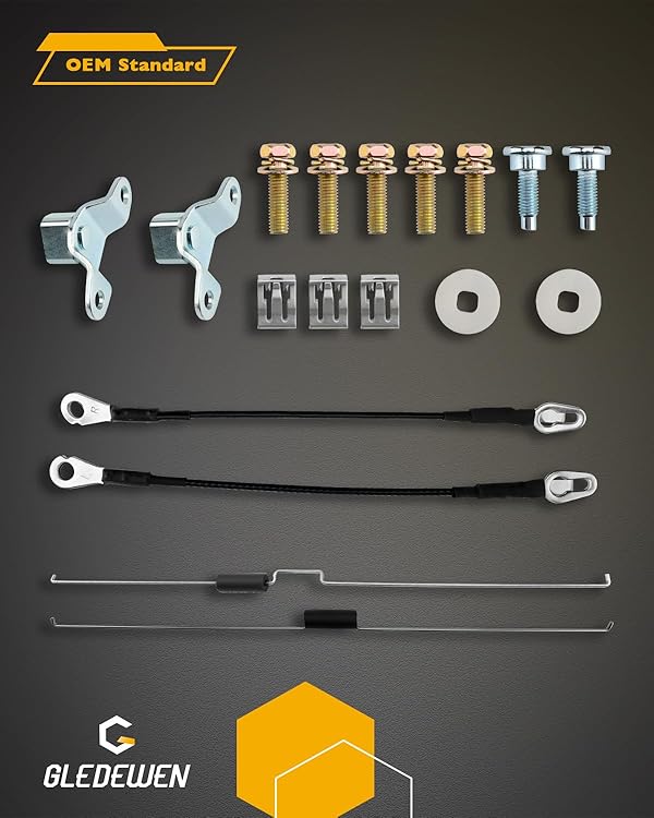 Tailgate Hardware Rebuild Kit Handle Bezel Latch Cables Rods Compatible with 2007-2014 Chevy Silverado GMC Sierra | Replaces# 15140549 25838260 20927958 23158822 22755303 by Gledewen - Image 6