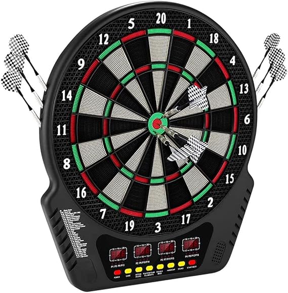 Electronic Dartboard, EDartboards, Dart Machine with 4 LCD Display and