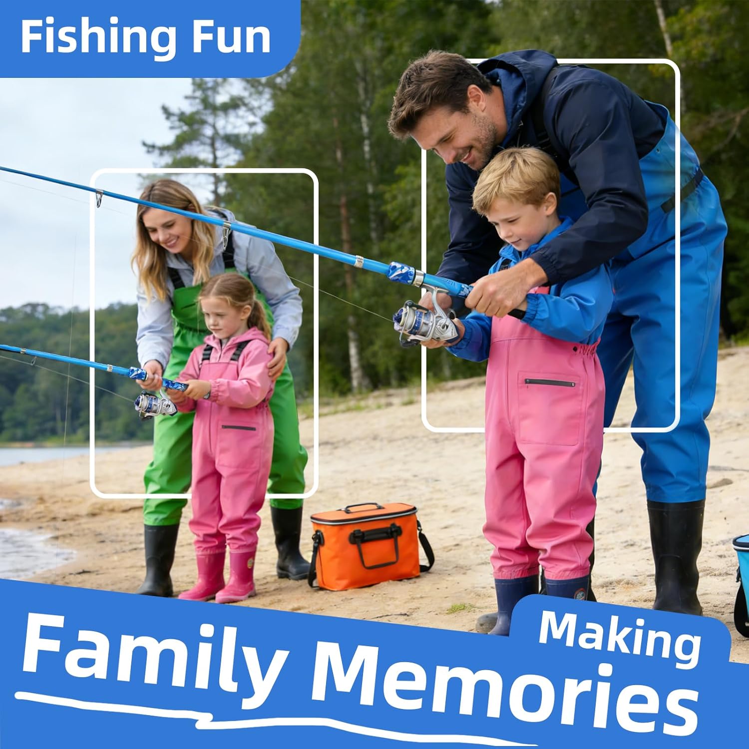 Portable Fishing Spinning Rod and Reel Combo Set with Telescopic Fishing Pole Fishing Carrier Bag Lures Line for Travel Saltwater Freshwater