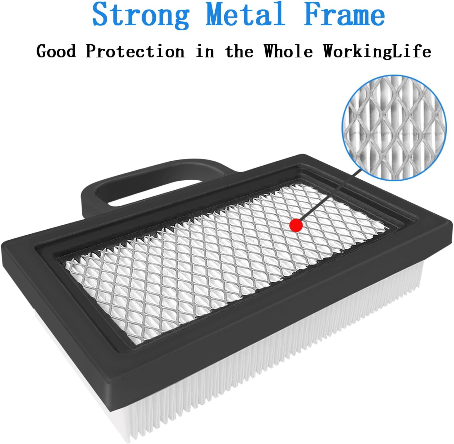 499486S 698754 Air Filter,Compatible with 499486 Lawn Mower Air Filter Cartridge, Fit BS 18-26 HP Intek V-Twins Engine Air cleaner image 4 of 6 B0BBMQVV5Y
