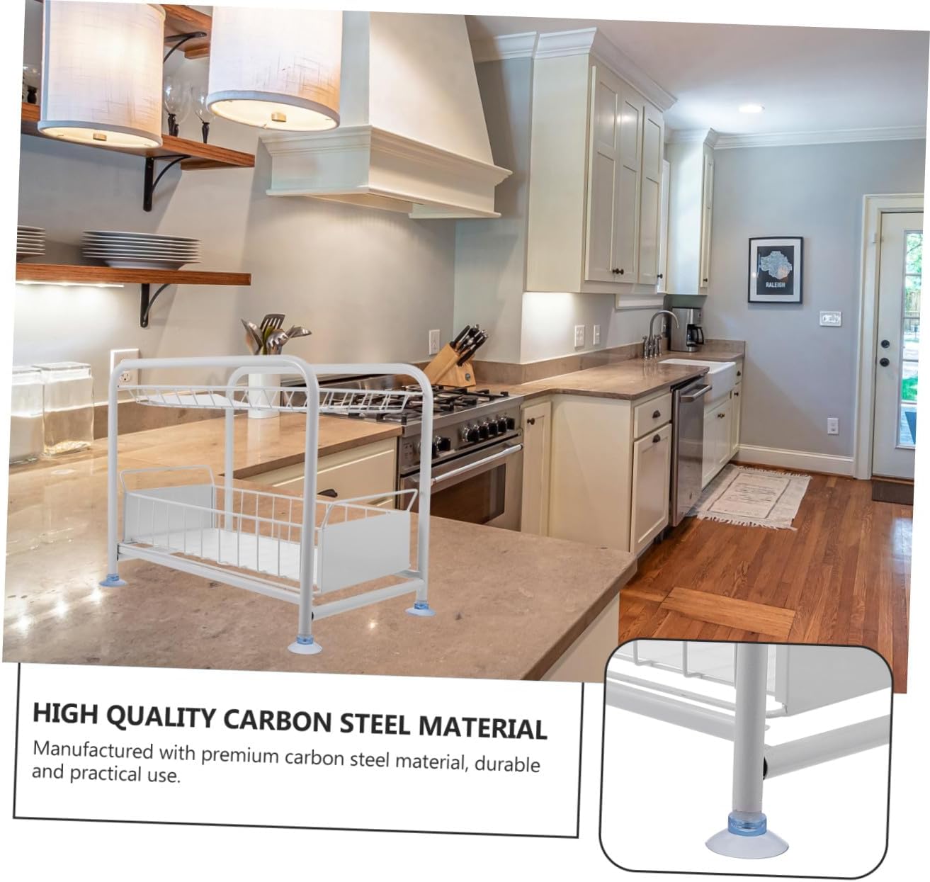 Kitchen under Sink Organizer Storage Rack Sliding Baskets for Easy Access for Cabinet and Pantry Organization Keep Your Kitchen Neat and Tidy