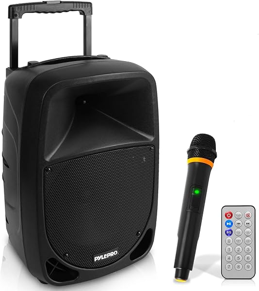 Pyle 1000W Karaoke Bluetooth Speaker with Microphone