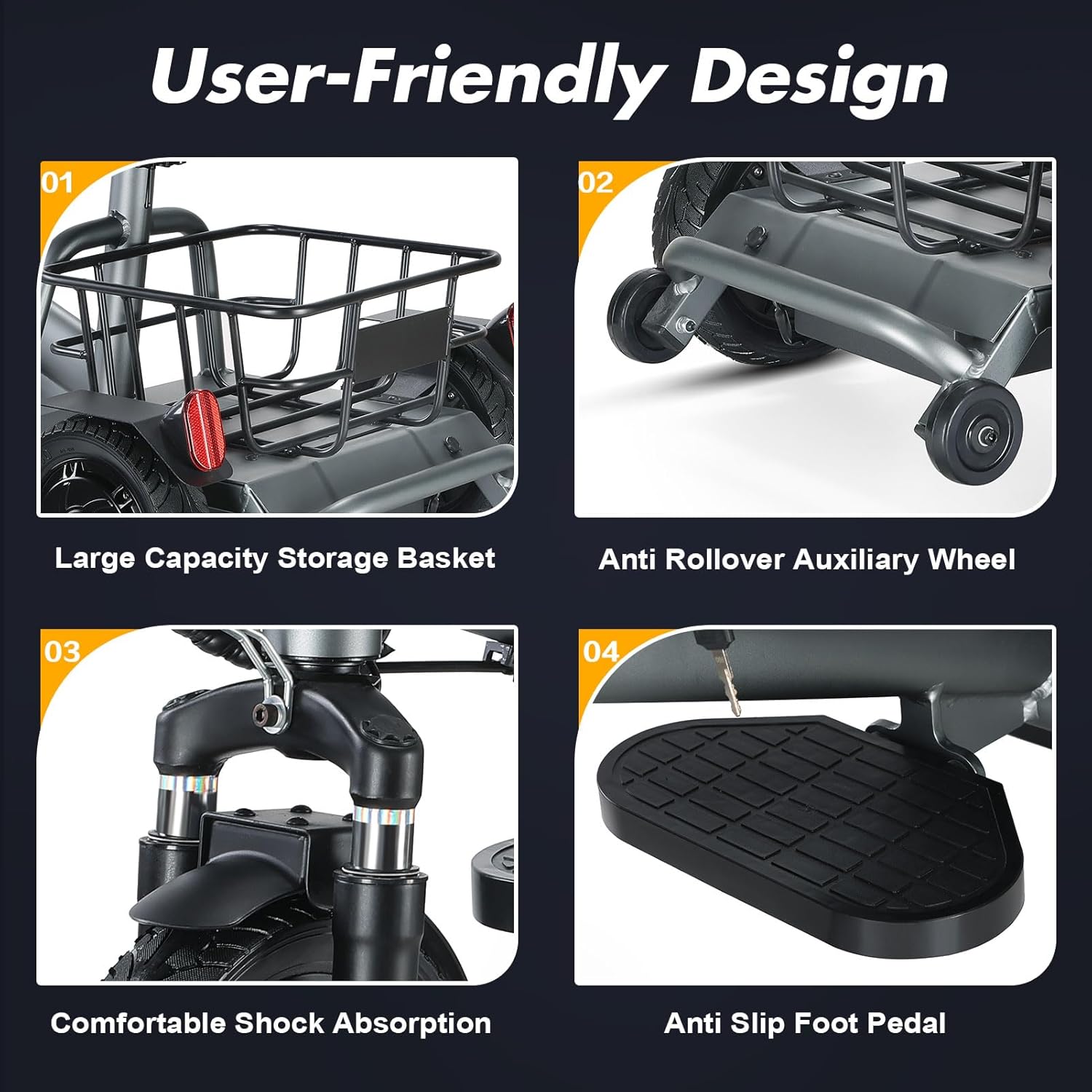 User-Friendly Design Features of Mobility Scooter