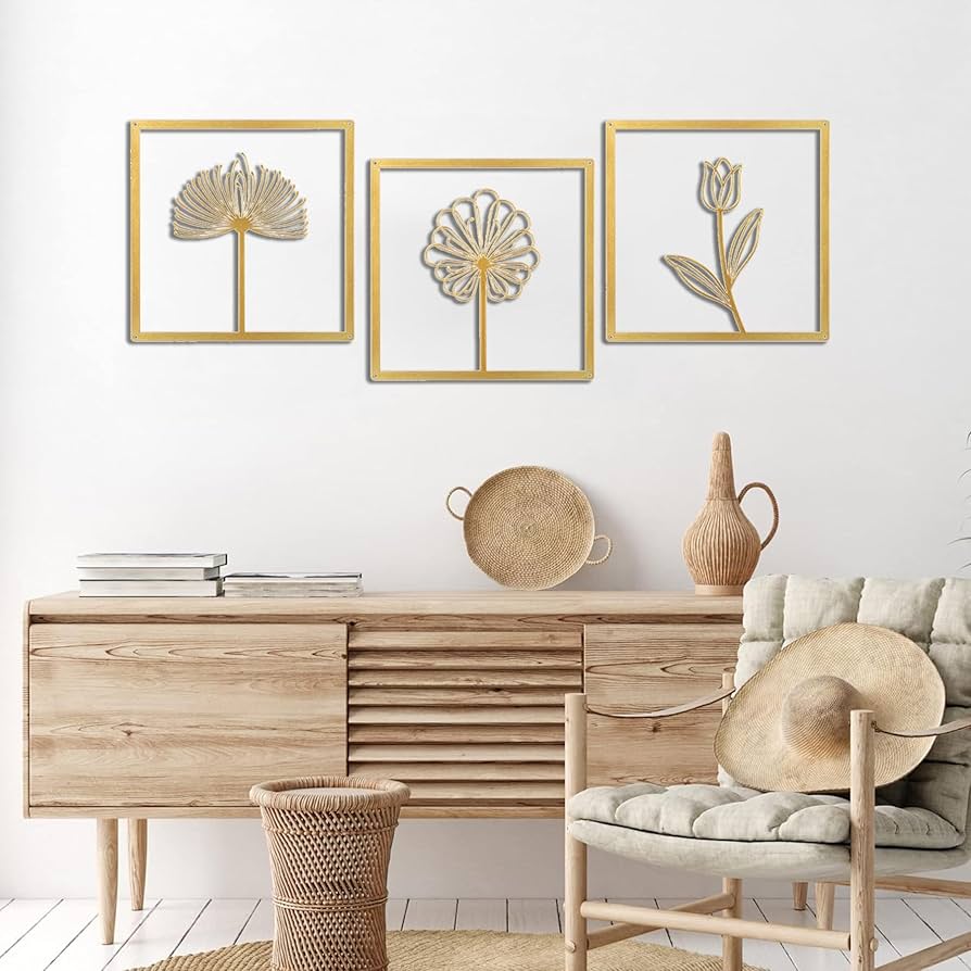 新品　最終お値下げ価格ミラー ウォールデコレーション アイアン Amazon.co.jp: 壁飾りアイアンウォールデコ、現代の抽象的な創造