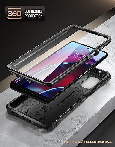 Miniatura 3 de Poetic Revolution - Funda para Motorola Moto G Stylus 5G (2022) Modelo # XT2215, 6 pies de grado Mil-Tested, cubierta protectora resistente a prueba