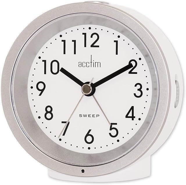 Acctim Caleb 16072 Smartlite® Alarm Clock in White