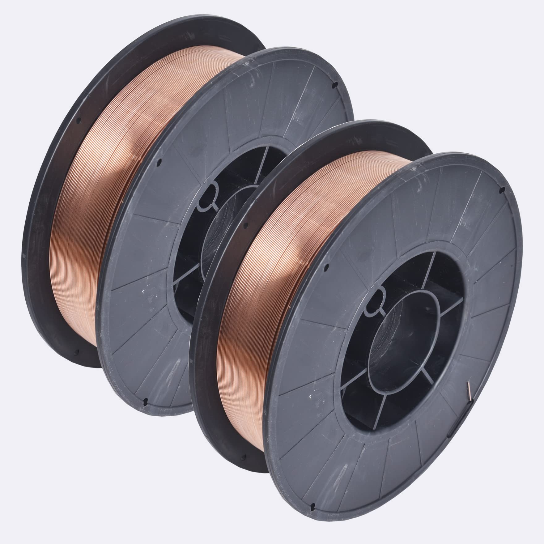 waltyotur 2 Rolls Solid MIG Welding Wire, Mild Steel Welding Wire ER70S-6-0.035 Inch 10 Pound Spool for All Position Gas Welding
