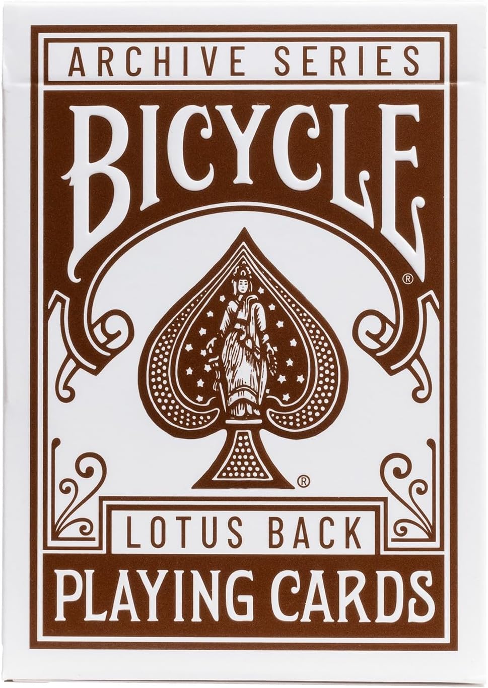 Bicycle Archive Series Lotus Back 1891 Playing Cards, Poker Size Standard Index