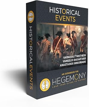 Hegemony Historical Events Expansion - 50 New Cards Add Events to Your Gameplay, Unique Asymmetric Card Driven Game Board Game, Ages 14+, 2-4 Players