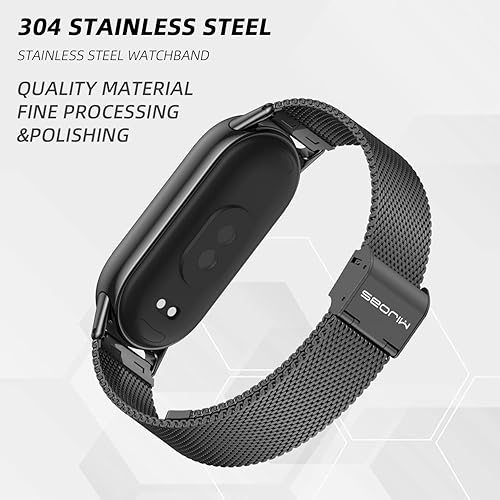 Miniatura 4 de MIJOBS Correa para Xiaomi Mi Band 1098 Correa de repuesto transpirable para Mi Fit Band 9 SmartWatch Correas Pulsera Pulsera para Mujeres Hombres
