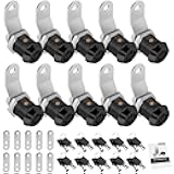 10 Pack Tool Box Lock with Keys, 5/8