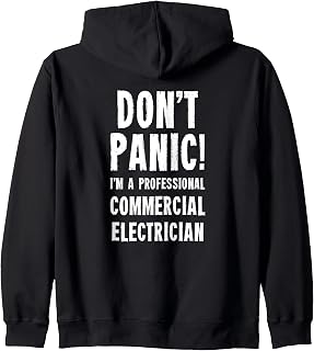 Commercial Electrician Zip Hoodie