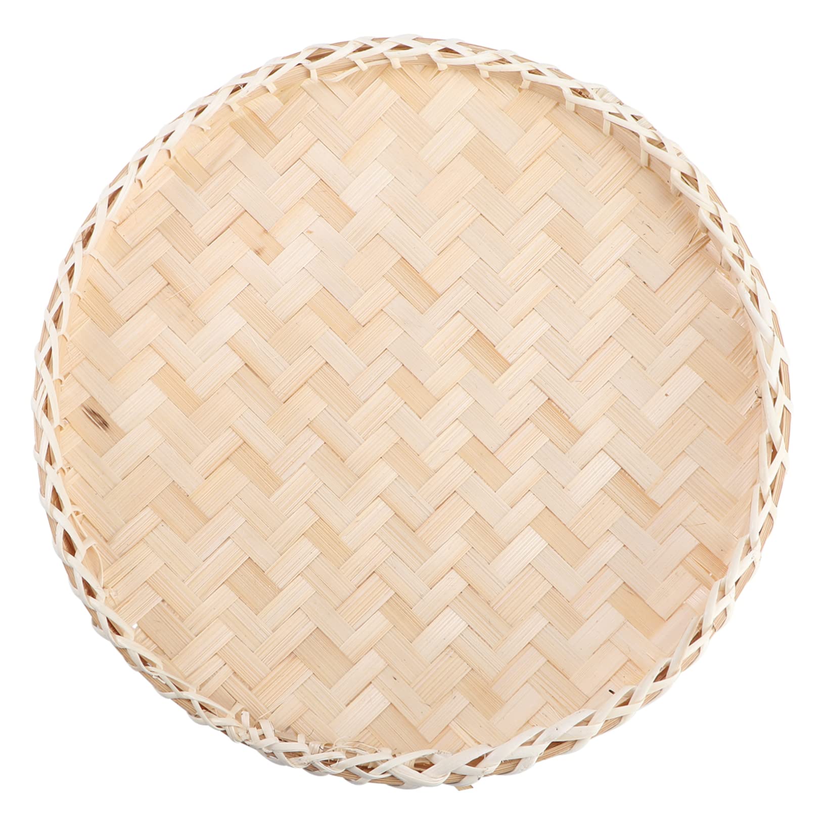 Hemobllo 1pc Woven Dustpan Decorative Storage Plate Rustic Fruit Storage Container Multi-functional Weaved Basket for Food Organization Easy to Clean