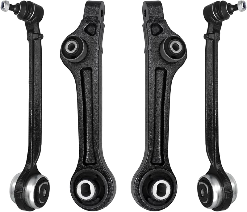 Kit de braços de controle inferiores dianteiros HAWK BROTHER com juntas esféricas para Chrysler 300, Dodge Charger e Challenger RWD 2011–2023 – 4 peças