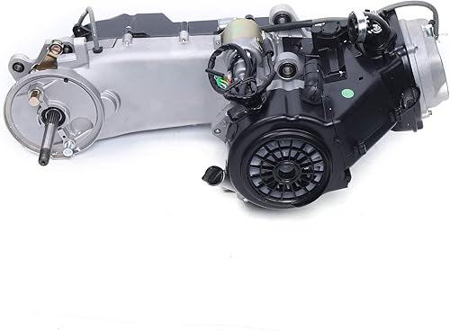 Miniatura 4 de ZAWAYINE Juego completo de motor refrigerado por aire de 150 CC de 4 tiempos GY6 de un solo cilindro, motor de motor de caja larga, ciclomotor,