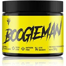 Trec Nutrition - Boogieman Pre-Workout Booster - Intense Energy & Focus with Caffeine B Vitamins Peak Performance L-Citrulline Malate No Sugar Added Tropical 300 g Jar