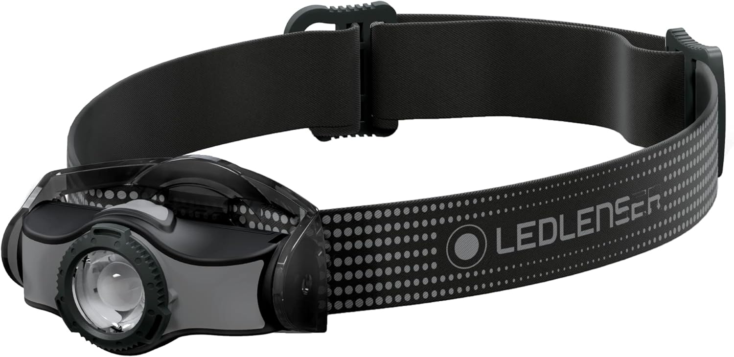 Ledlenser MH3 Headlamp - 200 Lumen LED Headlight With Removable Lamp & Pocket Clip For Hiking, Camping, Backpacking
