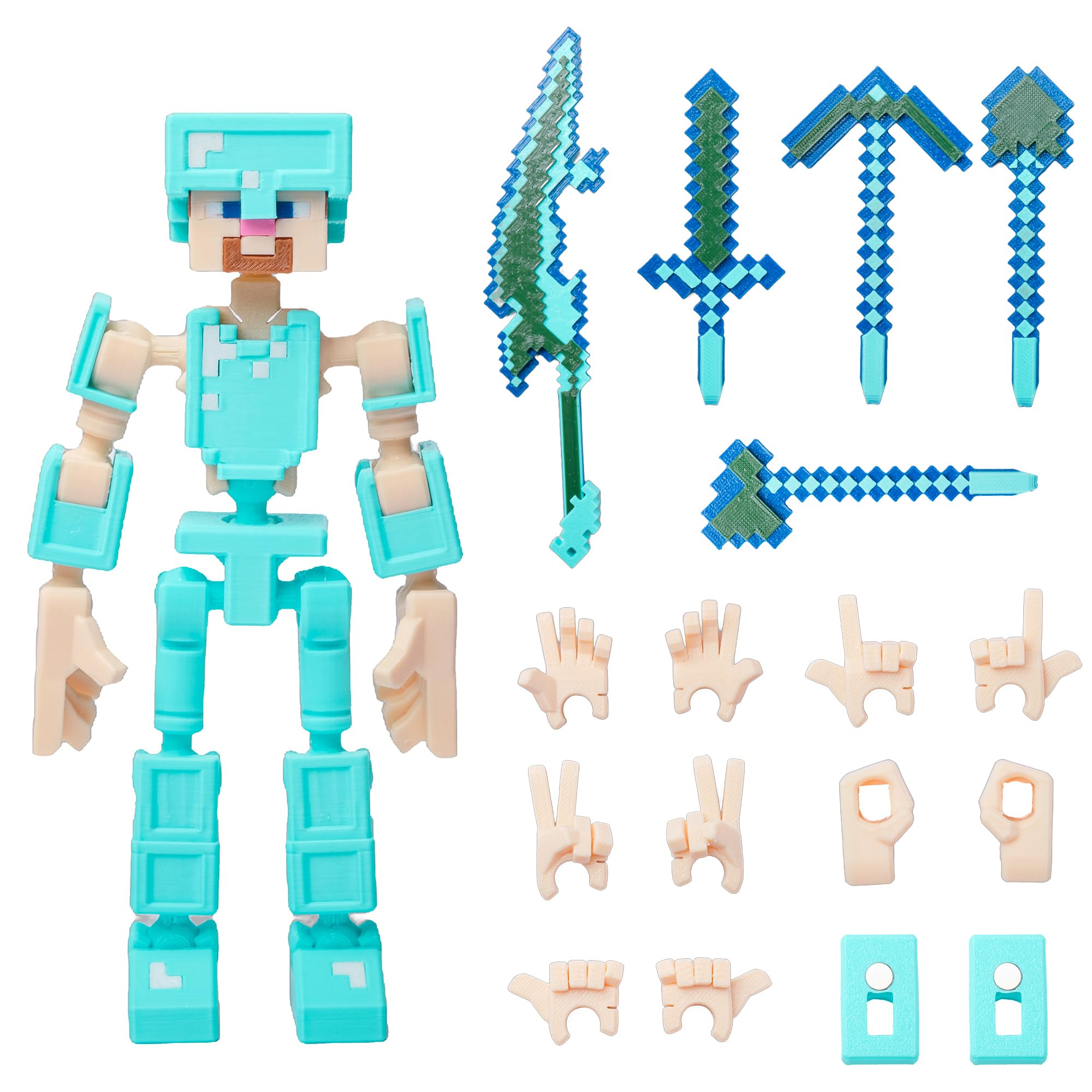 Amazon.com: (Assembly Completed) Mini 13 Titans Action Figure, 8