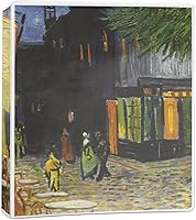 Vista 1 de Cafe Terrace at Night (Van Gogh 1888) - Carpeta de 3 anillas, 1 pulgada