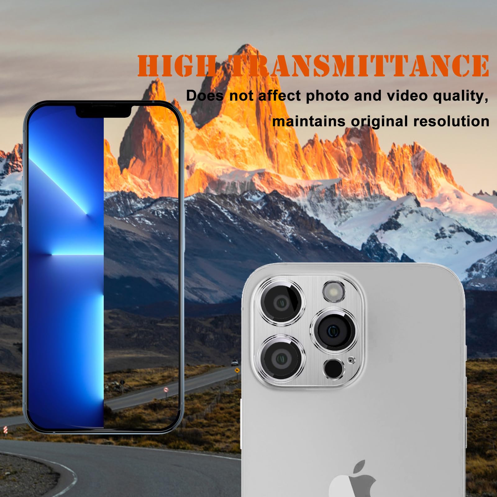 Protezione per fotocamera posteriore per iPhone 12 in vetro temperato