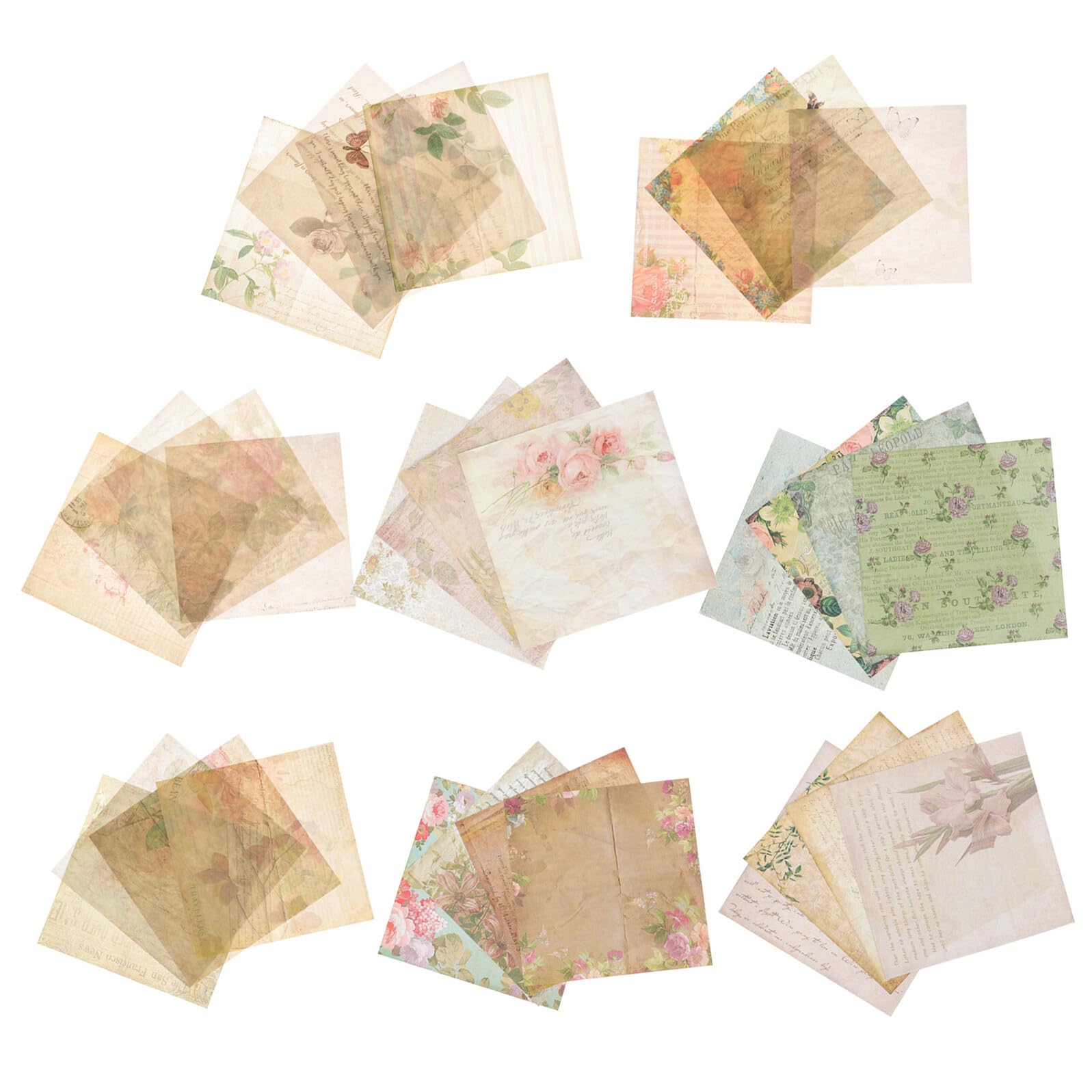 Papel Retro para Álbumes de Recortes e Ideas de Diarios Creativos 8