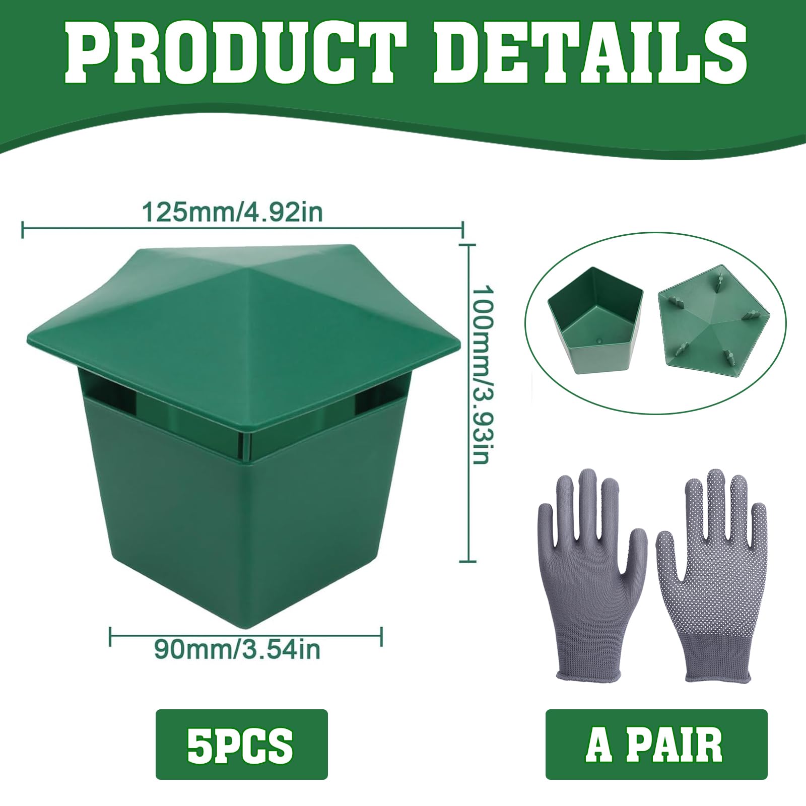 Protection Anti Limace AnkekolyStar Piege A Limace, Anti Limaces Et Escargots Avec Des Gants
