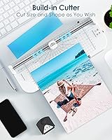 Vista 2 de Laminador 7 en 1 Laminador térmico Máquina laminadora de 9 pulgadas Máquina laminadora con bolsas de laminación 20 laminadores personales Laminador