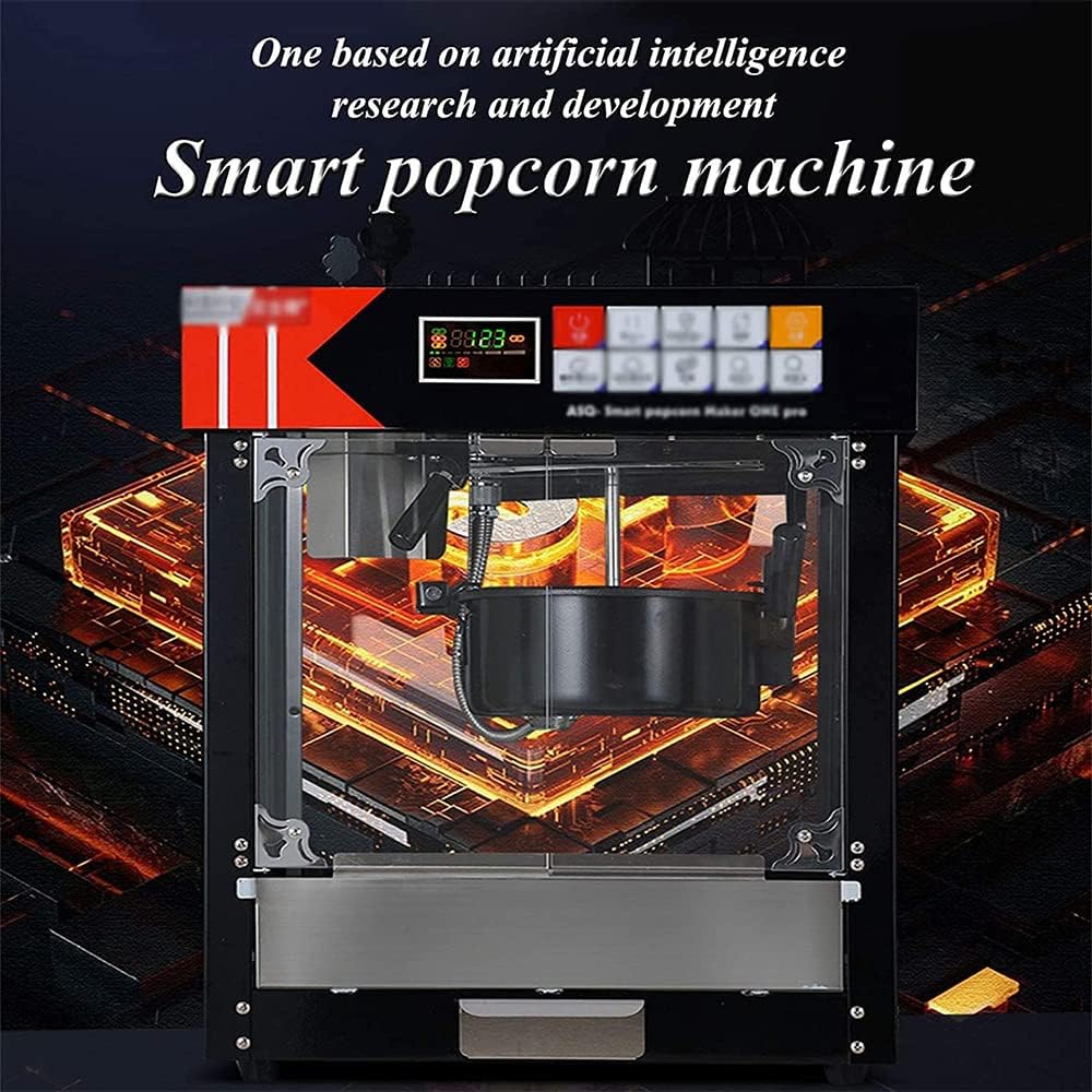 Intelligent Popcorn Machine, Automatic Multi-Function Custom Menu Special Corn Cream Machine, Multi-Kinetic Electric Puffing Machine