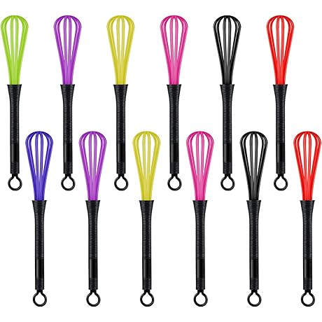 12 Mini Hair Color Mixing Whisk: A Tangle-Free Dyeing Essential