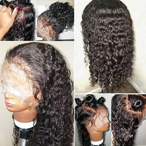 Pelucas de pelo humano de encaje completo para las mujeres negras cabello estilo mojado ondulado brasileño virginal Sin pegamento con encaje frontal Pelucas de pelo humano de encaje completo para las mujeres negras cabello estilo mojado ondulado brasileño virginal Sin pegamento con encaje frontal