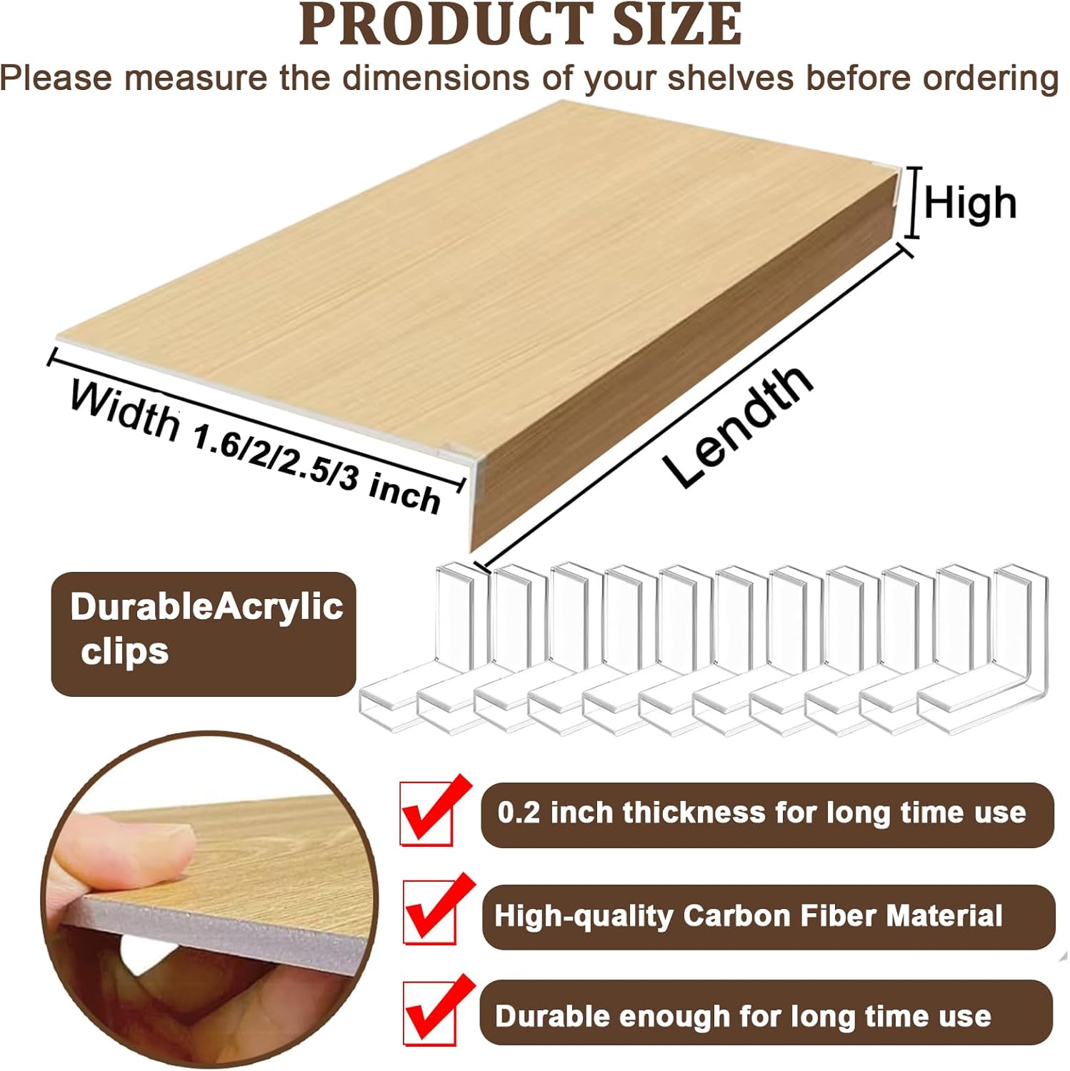 5PCS Custom Size Wood Wire Shelf Cover for Pantry,Waterproof PVC Moisture-Resistant Removable Wire Rack Covers for Shelves,Shelf Liner Covers for Wire Shelving,Kitchen