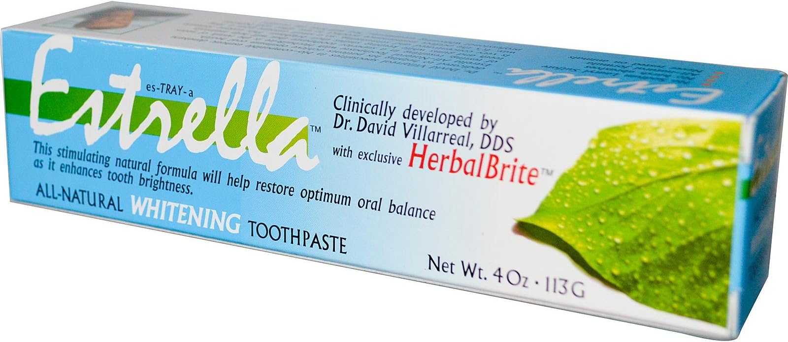 ESTRELLA BRITE Estrella Herbal Brite Toothpaste, 4 Ounce
