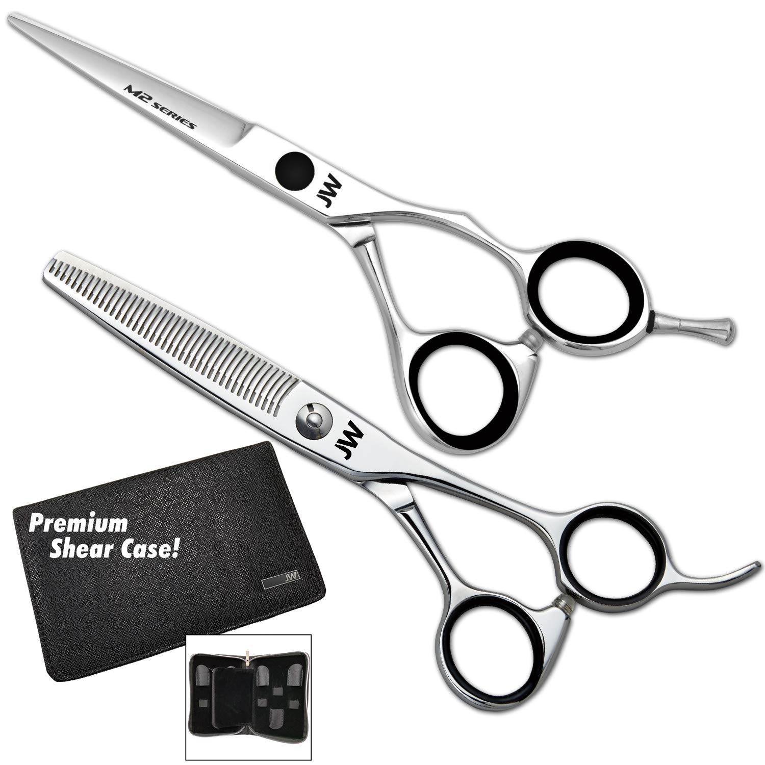 JW M2 Hair Shear & TS40 Blending Shear Duo (5.0 Inch)-picture-17